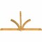 Ekena Millwork Redmond Rough Sawn Timber Gable Bracket, Western Red Cedar, 108"W x 72"H x 4"D x 4"F, 16/12 Pitch GBW108X72X0404RED00RWR - alternate 5